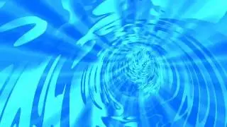 Abstract wormhole tunnel animation