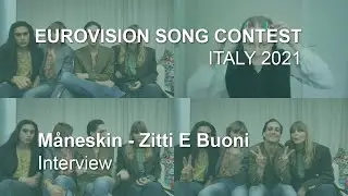 Måneskin: We can still smash the drums and play the bass | Italy 2021 | Zitti E Buoni | Eurovision