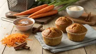 M&ouml;hren-Muffins &ndash; fluffig, aromatisch und super einfach zuzubereiten!