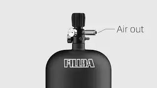 Fillba Paintball Fill Station，Scuba Diving paintball Tank Regulator Valve High Pressure adapter