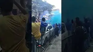 Team bus arrival at the Mumbai Football Arena! 🚌💙