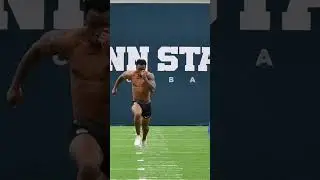WATCH: Penn State cornerback Kalen King run the 40 at Penn State's Pro Day