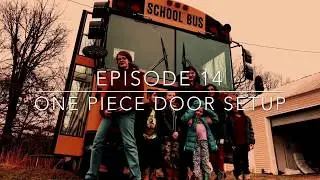 How to Build a One Piece Skoolie Door with Latch and Lock