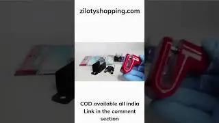 ZILOTY WHEEL PADLOCK DISC LOCK SECURITY FOR MOTORCYCLES SCOOTERS BIKES