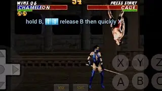 ultimate mortal kombat trilogy, play as woman chameleon
