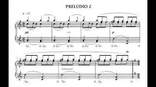 Gilberto Mendes - Prel&uacute;dio No.2 (Antonio Eduardo Santos, piano)