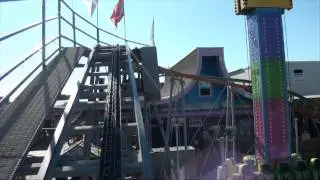 Funtown Family Roller Coaster POV Funtown Pier Seaside Heights New Jersey Shore