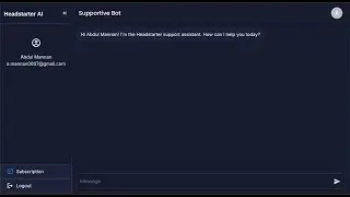 Overview of Customer Support AI using Next.js, Firebase and Gemini