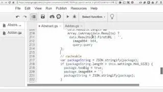 Google Apps Script - Adding abstracts to docs