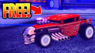 Rocket League How To Get BONESHAKER For FREE! (HOTWHEELS CAR)