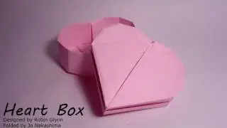 Origami Heart Box (Robin Glynn) - Part 2/2 (Lid)