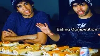 Subway Eating Competition - BTS!