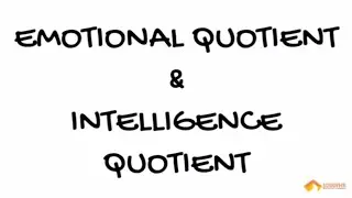 What is difference between emotional quotient and intelligence quotient with examples #1DoorHR