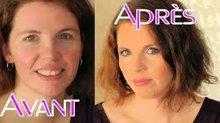 [TUTO #1] Maquillage de f&ecirc;te violet argent&eacute; avec ma cousine + mini-b&ecirc;tisier