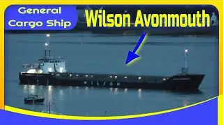 Ships in the night General Cargo Ship - Wilson Avonmouth arrives from Gdansk in Poland