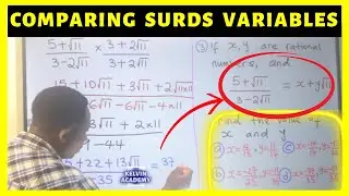 Compare the Coefficients of the Similar Surds