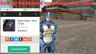 how to download rope hero vice town halloween update