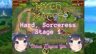 Myth Match (Hard, Sorceress) Stage 1: Luxor Pharaoh's Challenge Vibe