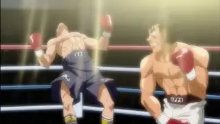 IPPO KNOCKS OUT HAMMER NAO (Eng Sub) - Hajime no Ippo New Challenger Ep. 12