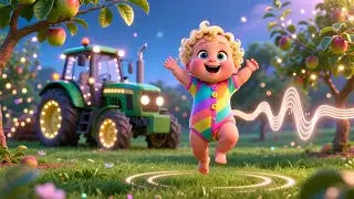 Apple Orchard With Baby | Fun Apple Song for Kids | Farm Adventure Nursery Rhyme