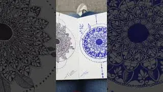 Day 10: Let's draw with me. #art #drawing #mandala #viral #artist #viralvideo