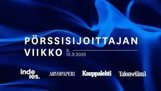 P&ouml;rssisijoittajan viikko | Terveydenhuolto & Kasvu ja Yrityskaupat 9.9.2025