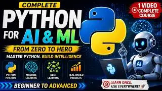Python from Zero to AI Ready | Full Course All Topics Covered