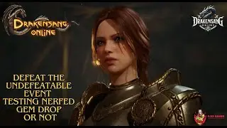 Drakensang Online - Defeat the Undefeatable Event | Testing Nerfed Gem or Not | Drakensang | Dso