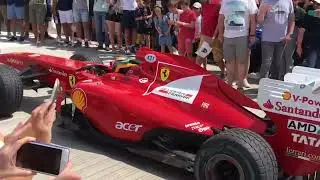 F1 V8 SOUND @ Goodwood FOS 2018 | Ferrari 150&ordm; Italia