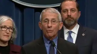 US government officials discuss a possible coronavirus vaccine and other public health concerns