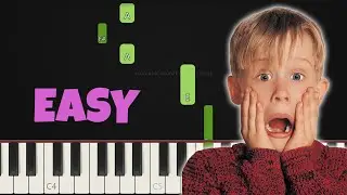 Home Alone Theme│EASY Piano Tutorial│RIGHT HAND 🤚