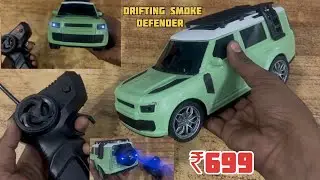 Remote control update, defender smoke, Toy car unboxing, and testing, remote range, speed, drift ￼￼
