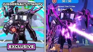 GRAM NOWYM JUGGERNAUT TITAN TV MAN w TOILET TOWER DEFENSE ROBLOX