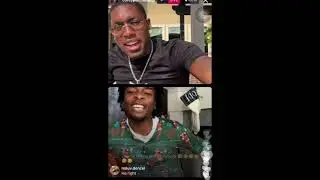 Corey & iamzoie on live 🙈😂