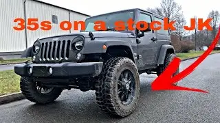 Can 35s Fit on Stock Jeep Wrangler JK ?