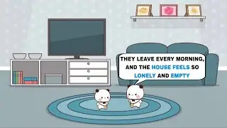 Buggu & Duggu Left Lilly & Koko At Home, They Feeling Lonely 🥺| Bubu Dudu | Bear Panda | Peach | 