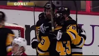Conor Sheary Goal Against Montreal 3/31/18 (Assisted by Riley Sheahan & Matt Hunwick)