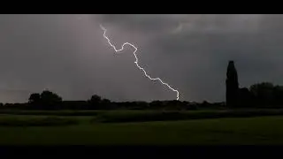Kräftiges Gewitter mit starken Blitzen am 29.6.2024! #gewitter #blitze