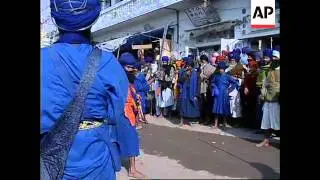 INDIA: SIKHS CELEBRATE THE FOUNDING OF THE BROTHERHOOD