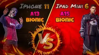 IPAD Mini 6 A15 Bionic Vs iPhone 11 A13 Bionic PUBG COMPARISON🔥|| TDM M416 ONLY | Can I Win😱