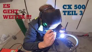 CX500 TEIL 3 | Es geht weiter | Teile selber sandstrahlen | Rahmenheck schwei&szlig;en Cafe Racer