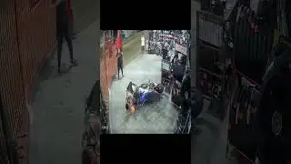 África twin caindo na cara