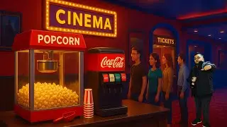 BAGAM MASINA DE POPCORN SI COCA-COLA! | Cinema Simulator 2025
