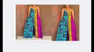 how to cut and sew palazzo jumpsuit
