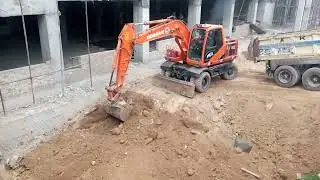 #excavator #Excavation with Excavator and Dumper #excavator #dumpertruck #excavationwork