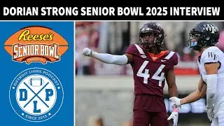 Dorian Strong 2025 Senior Bowl Interview | Detroit Lions Podcast