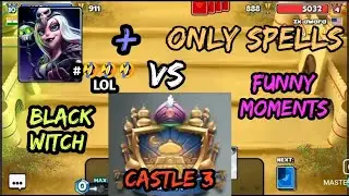 Castle Crush || Only One Troop + Spells Challenge || Castle 3 Trolls || #Funny Moments ||