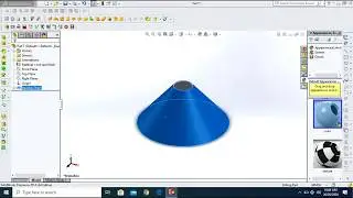 How to make concentric reducer in Solidworks?Tutorial for beginners
