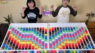 😂 Two Players Chaos in Color Ball Sorting | Satisfying ASMR Puzzle Showdown