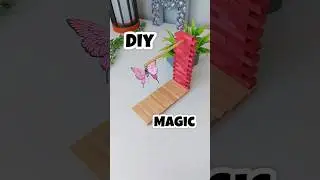 Magical Floating Butterfly 🦋 #diy #craft #magic #Butterfly